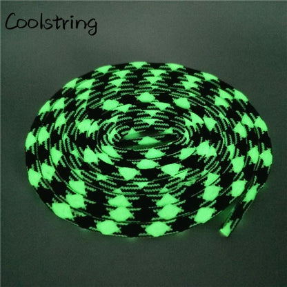 Sport  Fluorescence Round Shoelace Glow In The Dark Night Colorful Fluorescent Shoe Laces Athletic