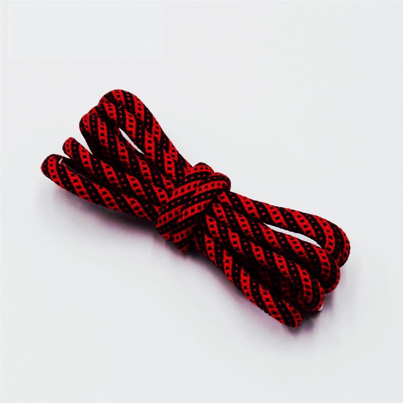 5MM Round Cords Spiral Plaid Polyester Shoelaces For Adult&Kid Men Women Sneaker 2021 Outdoor Sports