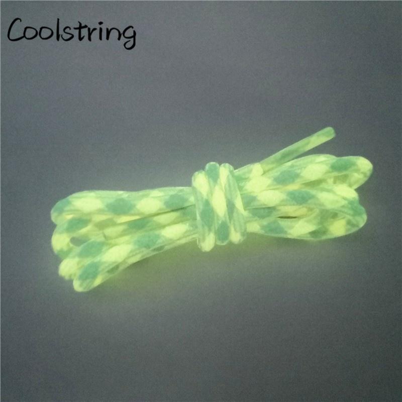 Sport  Fluorescence Round Shoelace Glow In The Dark Night Colorful Fluorescent Shoe Laces Athletic
