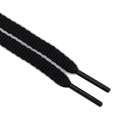 Weiou Special Laces 8MM Refined Machine Production Luxury Quality Cords Black White Unique Shoelaces