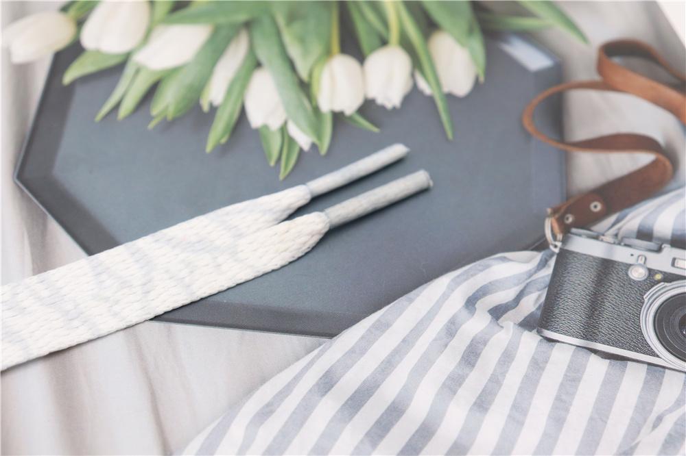 8MM Marble Pattern Heat Transfer Printing Shoelaces Grey White Flat Canvas Shoe Cords Men Women