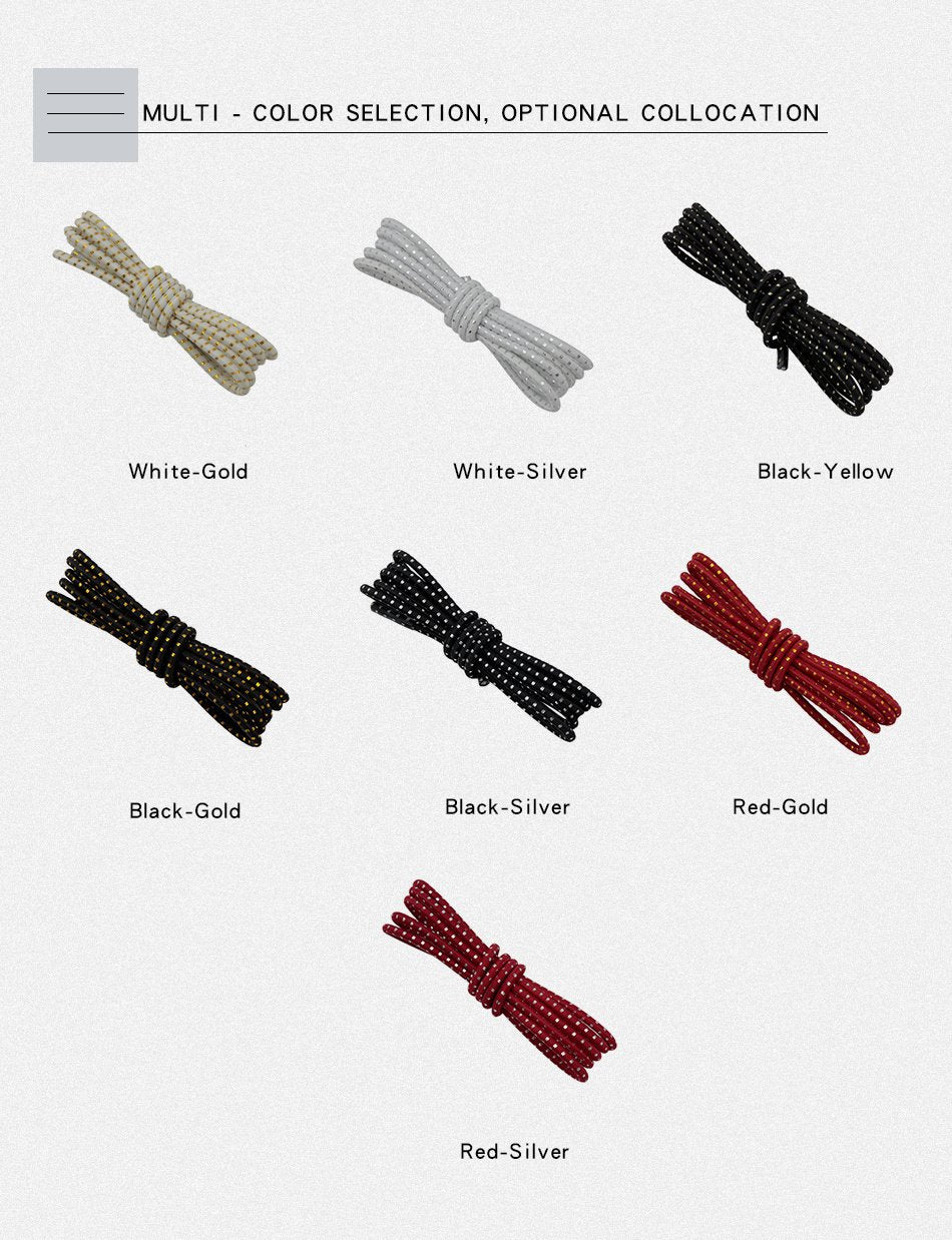 3MM Pro Shoe Accessories Ultra Stretch Shoelaces Men Women Sneaker 2021 Trendy Elastic Adjustable