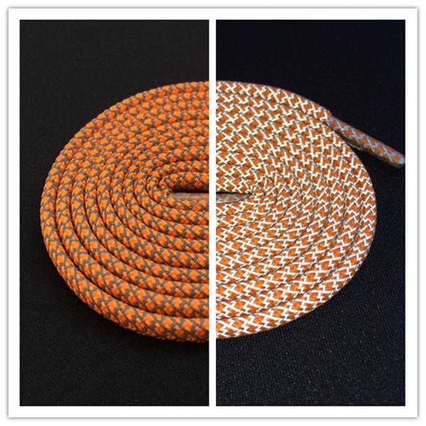Fluorescent Highlight 3M Reflective Laces Sneaker Rope Shoelaces Athletic KIDS Bootlace For V2 350