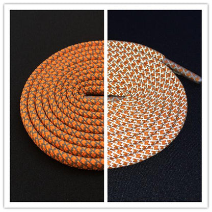 Fluorescent Highlight 3M Reflective Laces Sneaker Rope Shoelaces Athletic KIDS Bootlace For V2 350