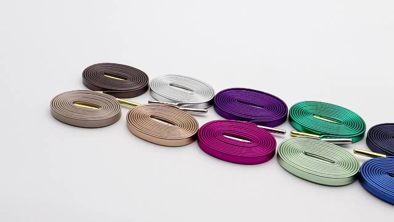 7MM Nice Shoestring With Metal Tips Top Shoelaces Clothing For Trendy Metallic Laces Business