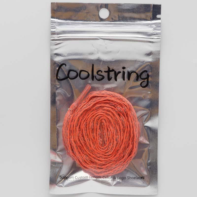 6MM Orange Premium Night Glow Ropes Special 3M Reflecitive Unique Luminous Sneaker Sport Shoe Cords