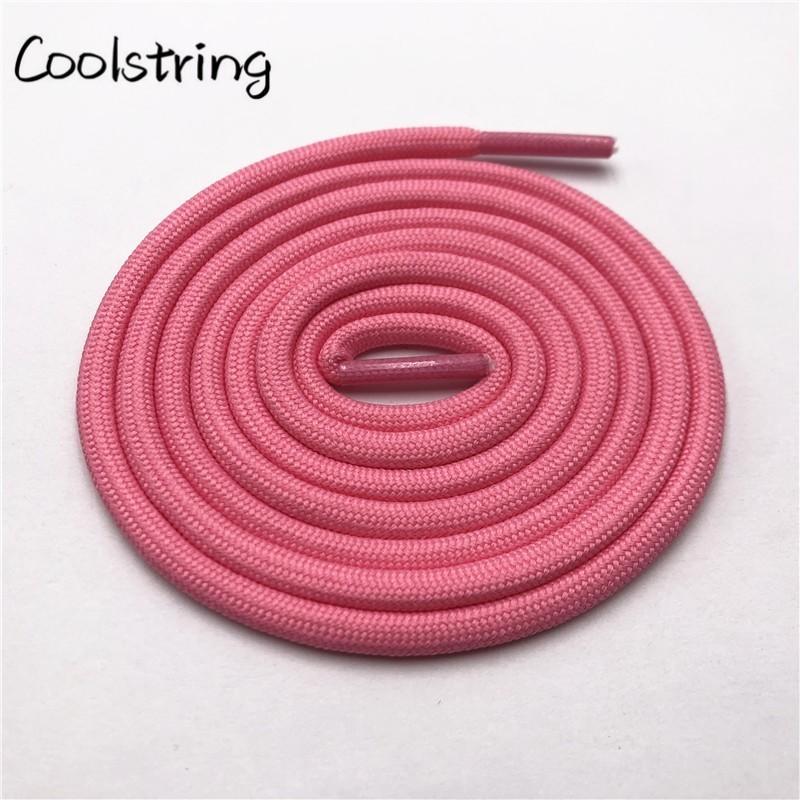 5mm Round Polyester Customized Shoelaces Green Navy Fashion Shoe Laces Extral Long Unisex Women Men