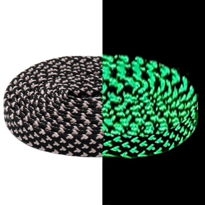 7MM Pro Bright Luminous Lace Flat Shape Neon Shoelace Nice Glow In Dark For Trendy Youth Street