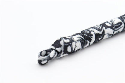 8MM Flat Type Shoe Accessories Wide Canvas Ropes Top Waist Laces Sneakers Women Men Black White Easy