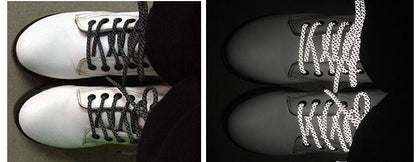 Fluorescent Highlight 3M Reflective Laces Sneaker Rope Shoelaces Athletic KIDS Bootlace For V2 350