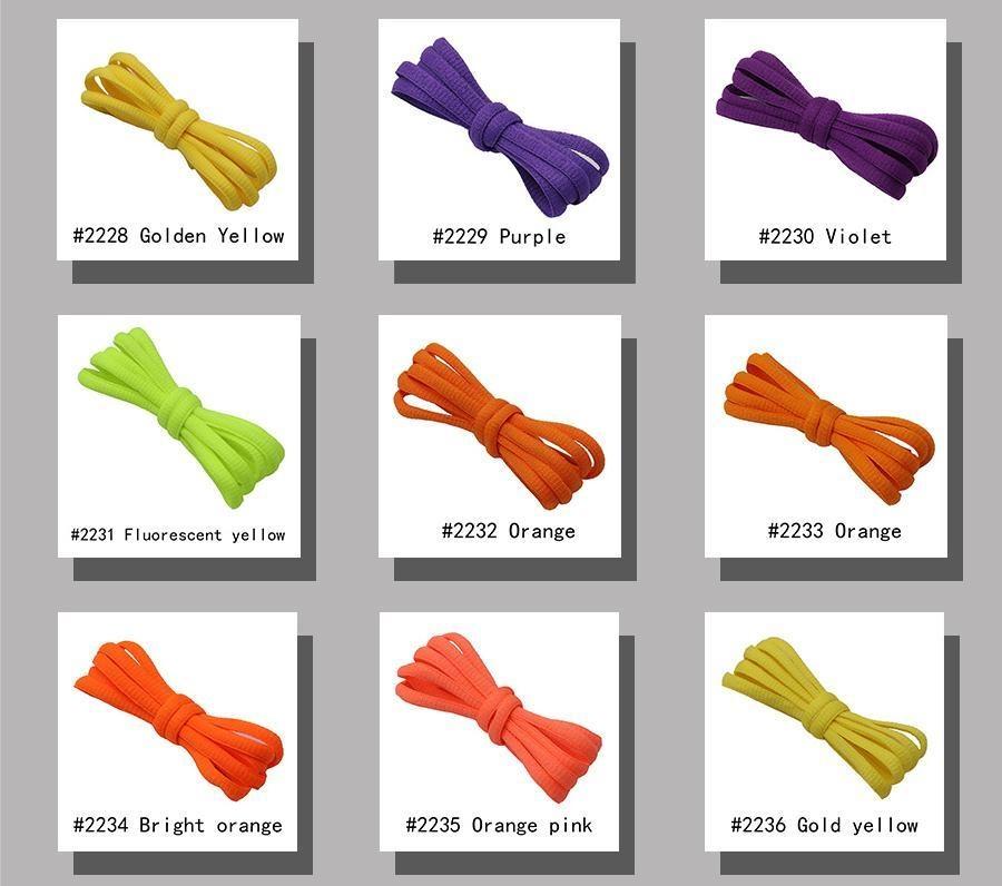 6MM Oval Shoe Accessories Passionate Red Pink Pure Cotton Flexible Lace Colour Bright For Custom In