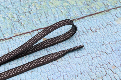 8MM Perfect Shoelaces Easy Wearing Black White Golden Shoe Cords Women Sneakers Boots Fashion Laces