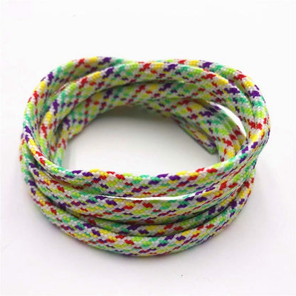 7MM Multi Color sweet Camouflage  Shoelaces Women Sneaker 2021 Casual Shoe Lacel Unisex Boots Shoe