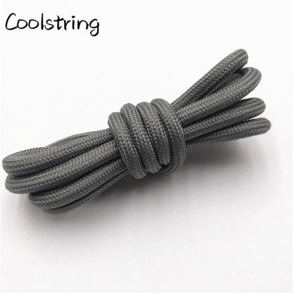 5mm Round Polyester Customized Shoelaces Green Navy Fashion Shoe Laces Extral Long Unisex Women Men