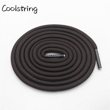 5mm Round Polyester Customized Shoelaces Green Navy Fashion Shoe Laces Extral Long Unisex Women Men