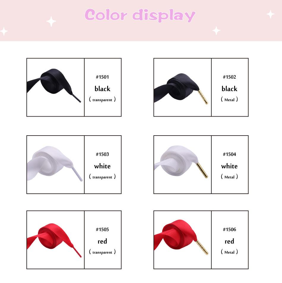 Solid Color Ribbon Wide Shoelaces Women Canvas Casual Flat Shoes Lacet 2021 Charmed Fashion Cord