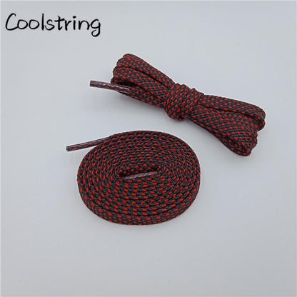 Classic Style 7MM Shoe Accessories Bright Flat Shoelaces Innovative Luxury Lacet For Casual Canvas