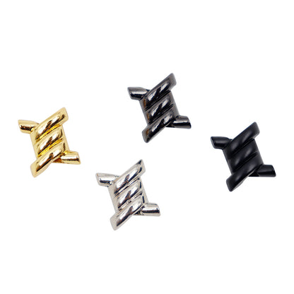 Weiou Shoe parts & Accessories Custom Design Color And Logo High Quality Zinc Alloy Thorn Knot Match Shoes With Drop-Shipping