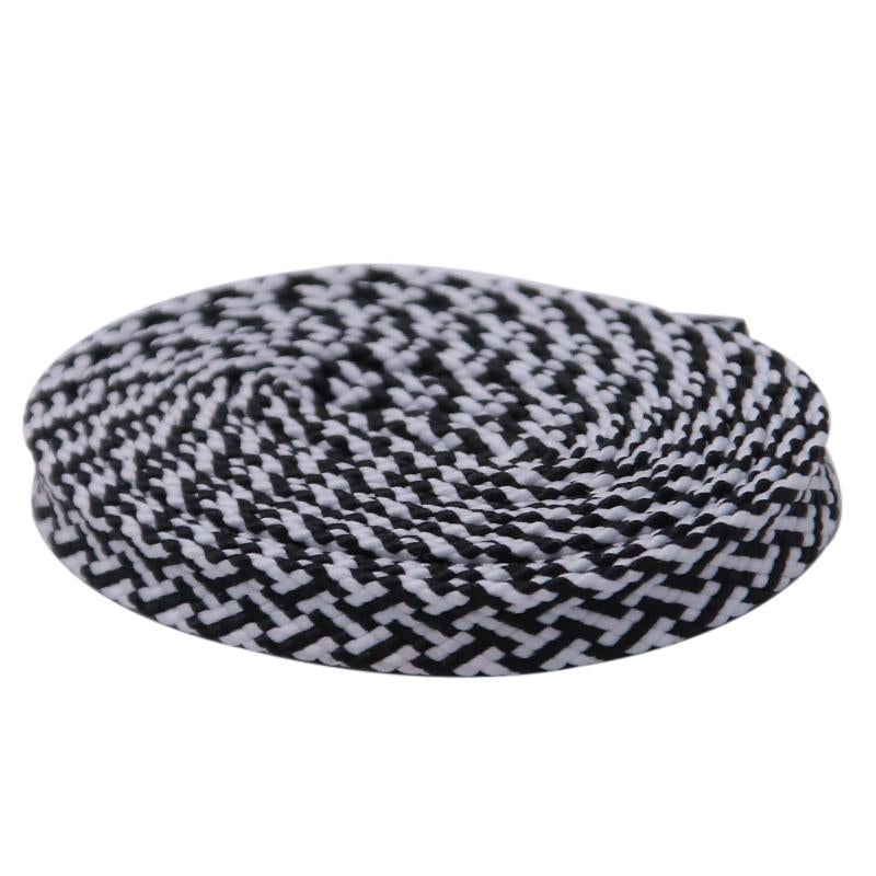 Weiou Official Laces Store Flat Shape 7MM Double-Color Combination Polyester Safety Shoelaces For