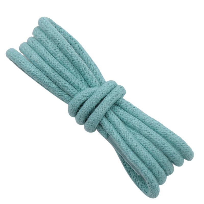 5MM Solid Color Pure Cotton Beige/Blue Waxed Rope Suit For Boy Pant Man Sneaker Canvas Sport