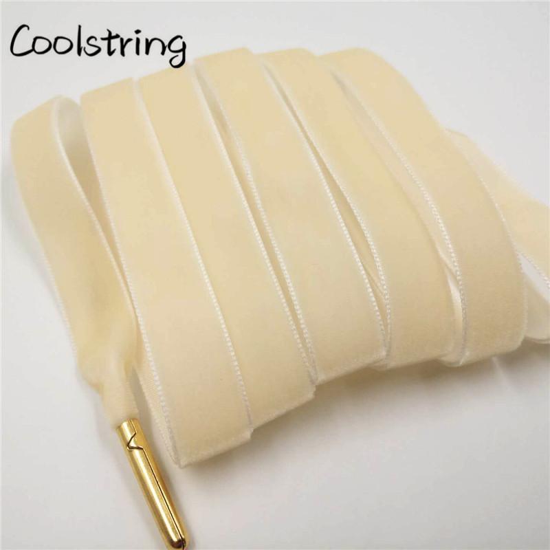 60-180cm Length 1.27 Cm Width Velvet Surface Shoelaces Women Men Black White Colorful Sports Casual