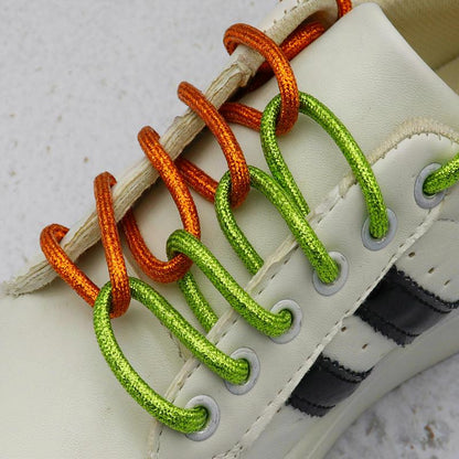 4.5MM Metallic Yarn Ropes Red Purple Pink Shoelaces Charmed Women Ladies Boots Wonder 2021 ozdoby do