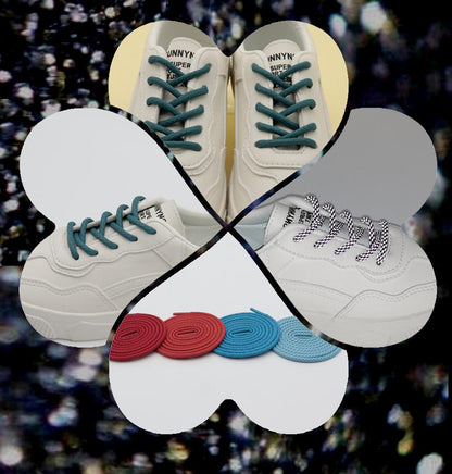 4.5MM Reflective Ropes 2021 New Trendy Laces Top Shoe Accessories Reflect Light In Night Hoodie