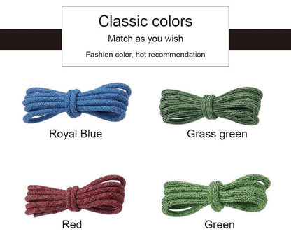 Shoe Accessories 4.5MM Excellent Polyester Round Rope Male Female Outdoor High-rank Durable Lace