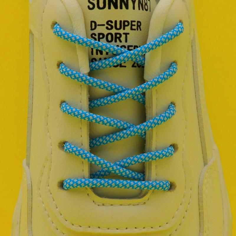 3MM Nice Shoe Accessories Blue Navy Deep Color Polyester Shoeropes Coolguys Necessary Drawlaces