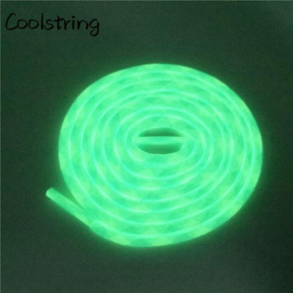 Sport  Fluorescence Round Shoelace Glow In The Dark Night Colorful Fluorescent Shoe Laces Athletic