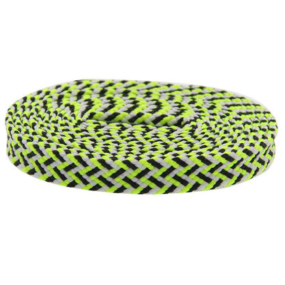 7mm Premium 3 Colorful Flat Polyester Shoelaces For Casual Canvas Men Women Sneaker 2021 Trendy