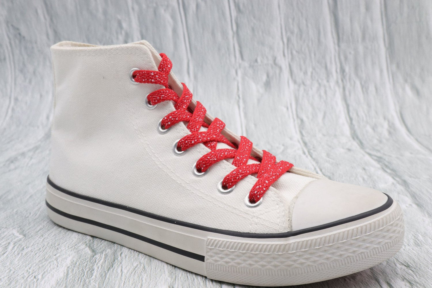 8MM Spray Point High Quality Shoelaces Easy Boots Canvas Ropes Adult&Kid Sneaker 2021 Unisex Black