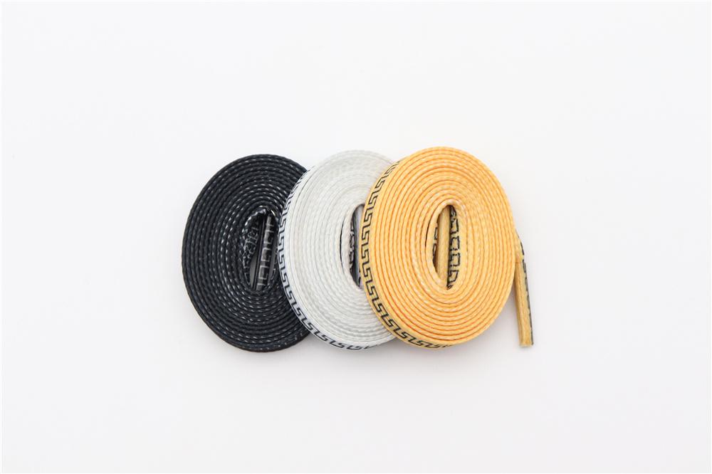 8MM Perfect Shoelaces Easy Wearing Black White Golden Shoe Cords Women Sneakers Boots Fashion Laces