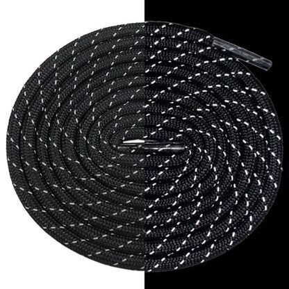 4.5MM New Flat 3M Reflective Shoelaces Athletic Safety Sneaker Ropes For Running Boots 350 750