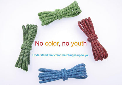 Shoe Accessories 4.5MM Excellent Polyester Round Rope Male Female Outdoor High-rank Durable Lace