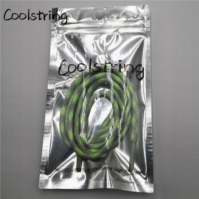 Sport  Fluorescence Round Shoelace Glow In The Dark Night Colorful Fluorescent Shoe Laces Athletic