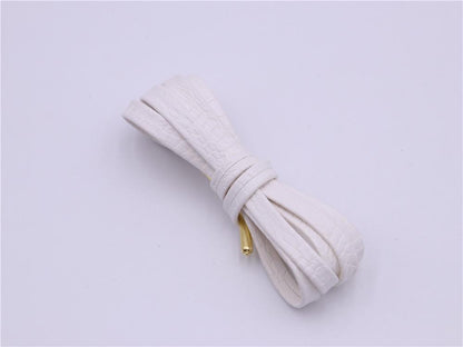 7MM Flat Type Innovative Shoe Accessories With Metal Tip Women Boots Fashion Shoelaces Zapatillas
