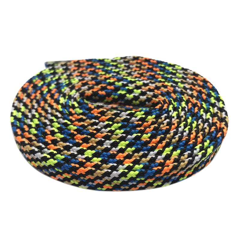 7MM Multi Color sweet Camouflage  Shoelaces Women Sneaker 2021 Casual Shoe Lacel Unisex Boots Shoe