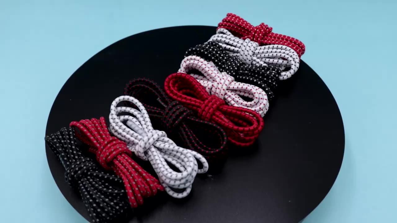 Best Shoe Accessories 3MM Reflective&Elastic Shoelaces Trendy Men Women Sneaker 2021 Sport Leisure