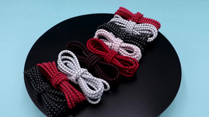 Best Shoe Accessories 3MM Reflective&Elastic Shoelaces Trendy Men Women Sneaker 2021 Sport Leisure