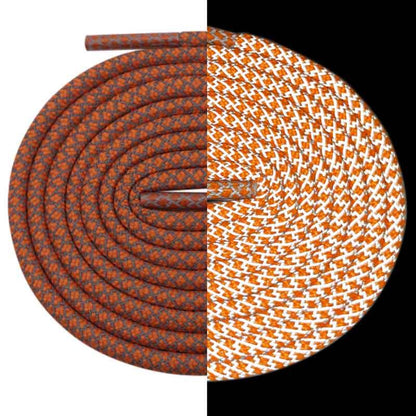 Fluorescent Highlight 3M Reflective Laces Sneaker Rope Shoelaces Athletic KIDS Bootlace For V2 350