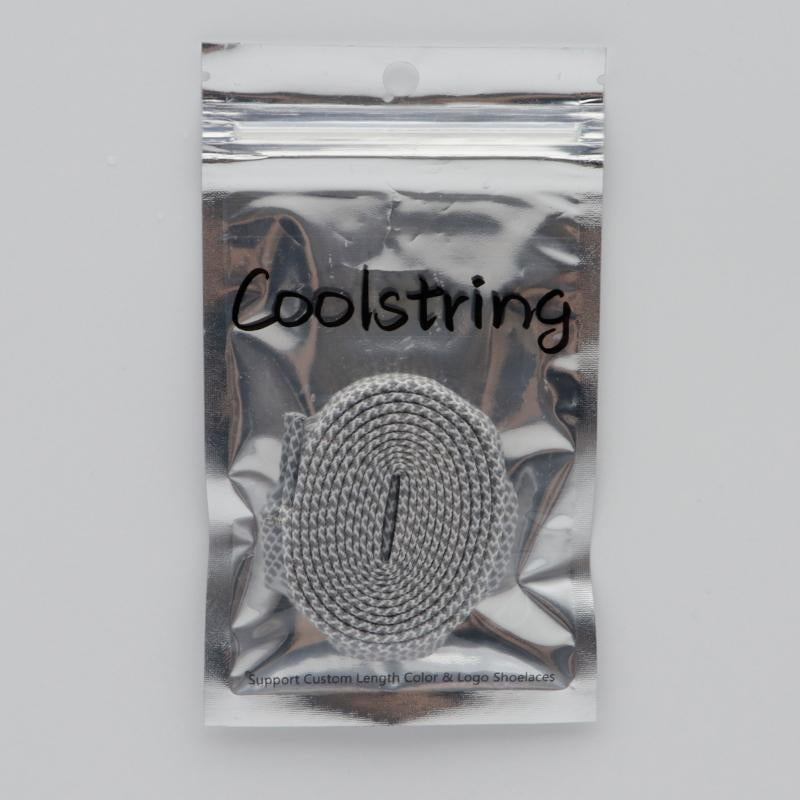 Nice Shoelaces Clothing 7MM Double Layer Polyester Laces Tight Stitch Weaving Process Top Quality