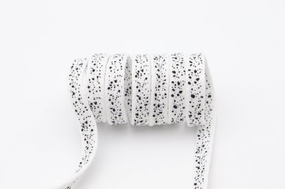 8MM Spray Point High Quality Shoelaces Easy Boots Canvas Ropes Adult&Kid Sneaker 2021 Unisex Black