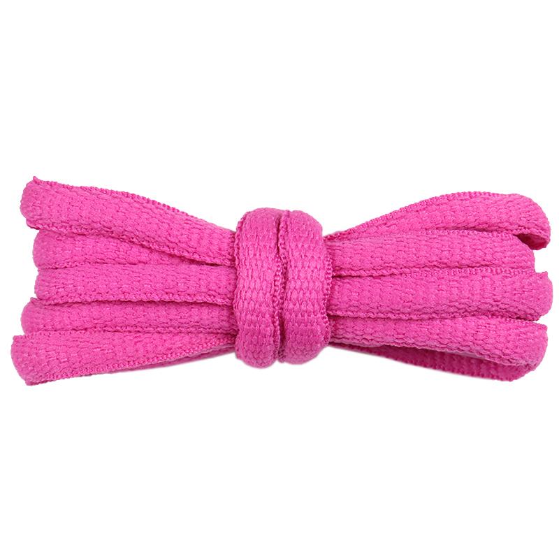 8.5MM Red Gray Purple Pink Solid Colors Oval Shape Wide Shoelaces 1Pair Ropes Suit For Trendy