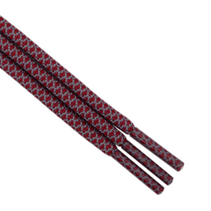 4.5MM Polyester Red Series Strong Laces Normal Casual Shoe Walking Running Double Colour Combination