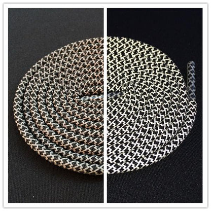 Fluorescent Highlight 3M Reflective Laces Sneaker Rope Shoelaces Athletic KIDS Bootlace For V2 350