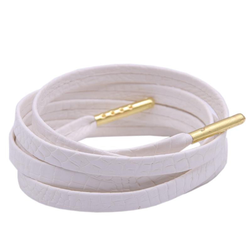 7MM Flat Type Innovative Shoe Accessories With Metal Tip Women Boots Fashion Shoelaces Zapatillas