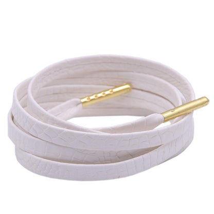 7MM Flat Type Innovative Shoe Accessories With Metal Tip Women Boots Fashion Shoelaces Zapatillas