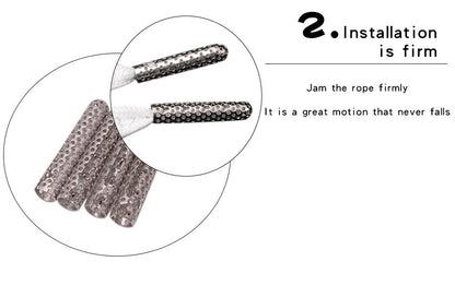 4.5*22mm Silver Cave Metal Tips  Hole Hollow Shoelaces Aglets Cheaper New Arrivals Laces End Press