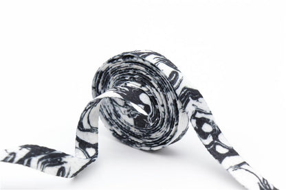 8MM Flat Type Shoe Accessories Wide Canvas Ropes Top Waist Laces Sneakers Women Men Black White Easy